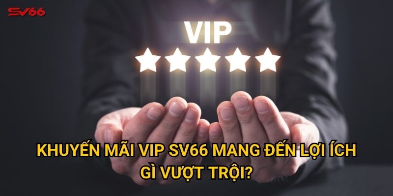 Vì sao khuyến mãi VIP SV66 được xem là đỉnh cao của ưu đãi? 2 Khuyến mãi VIP SV66 mang đến lợi ích gì vượt trội?